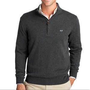 Charcoal heather Palm Beach 1/4 zip sweater